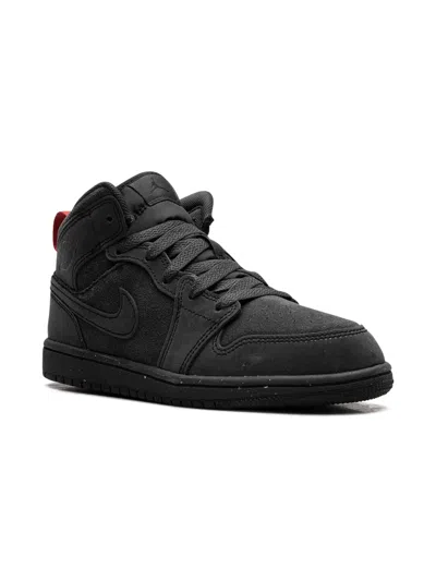 JORDAN JORDAN 1 MID "SMOKE GREY" SNEAKERS