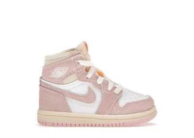 JORDAN 1 RETRO HIGH OG WASHED PINK SNEAKERS IN ATMOSPHERE/WHITE/MUSLIN