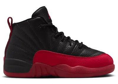JORDAN 12 RETRO FLU GAME (2025) SNEAKERS IN BLACK/VARSITY RED