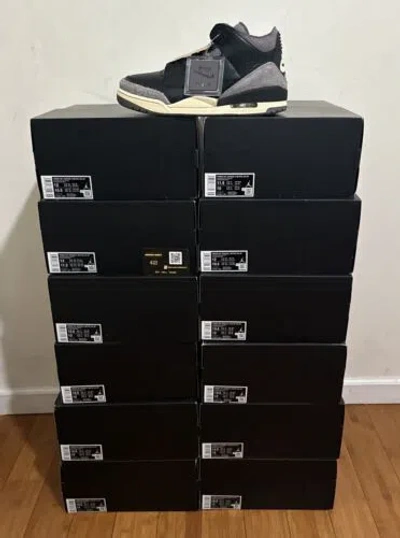 JORDAN JORDAN 3 RETRO OG SP “A MA MANIERE WYWS” SIZES 11W-16.5W IN HAND FAST SHIP