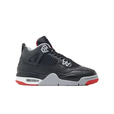 JORDAN JORDAN 4 RETRO GRADE SCHOOL BLACK BRED REIMAGINED SNEAKERS FQ8213-006