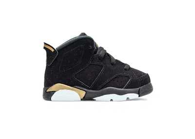 JORDAN 6 RETRO DMP SNEAKERS IN BLACK/METALLIC GOLD