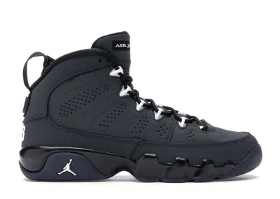 JORDAN 9 RETRO 9 SNEAKERS IN ANTHRACITE/BLACK/WHITE