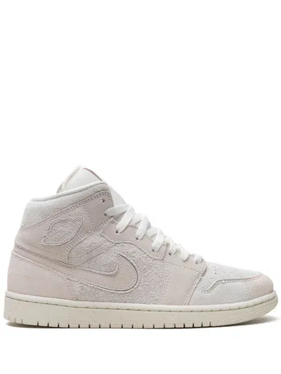 JORDAN AIR JORDAN 1 MID SE CRAFT "PALE IVORY" SNEAKERS