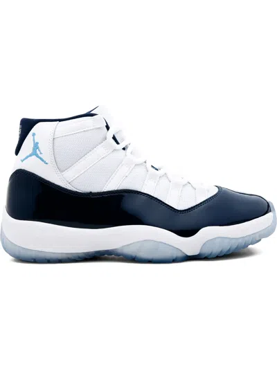 JORDAN AIR JORDAN 11 RETRO "NAVY/WIN LIKE '82" SNEAKERS