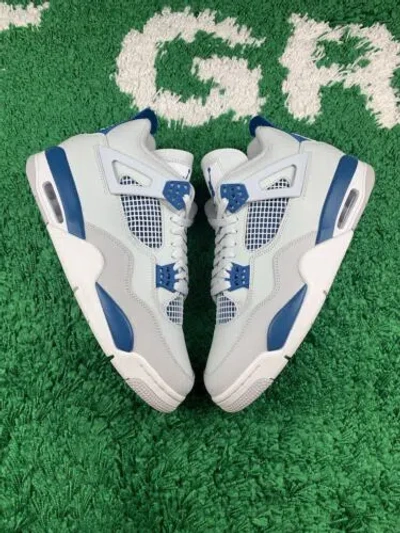 JORDAN AIR JORDAN 4 RETRO MILITARY BLUE 2024 MEN’S SIZE 10.5 FV5029-141
