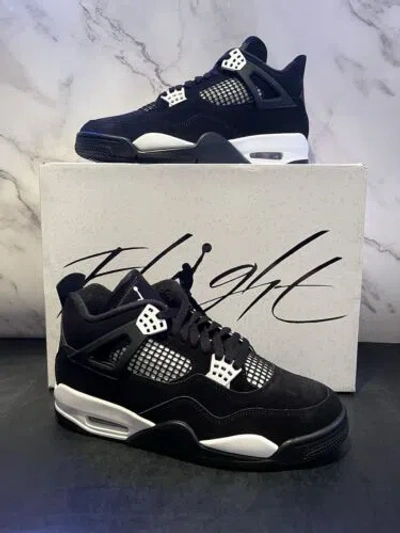 JORDAN AIR JORDAN 4 WHITE THUNDER, FQ8138-001, SIZE 9.5M, DEADSTOCK, FAST SHIPPING