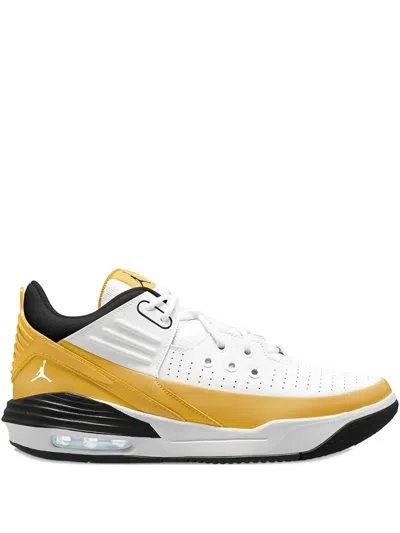 JORDAN AIR JORDAN MAX AURA 5 "WHITE/YELLOW OCHRE" SNEAKERS