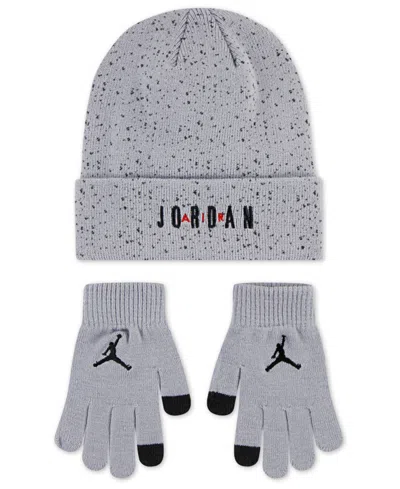 JORDAN BIG KIDS 2-PIECE BEANIE AND GLOVES SET
