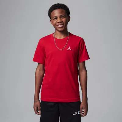 JORDAN BIG KIDS' JUMPMAN AIR EMBROIDERED T-SHIRT