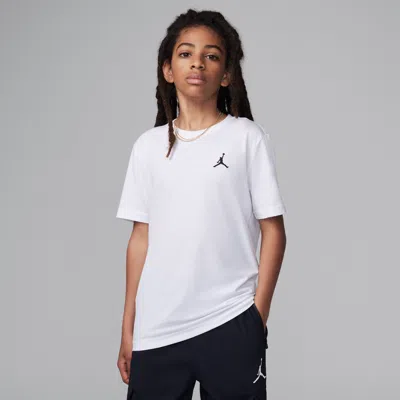 JORDAN BIG KIDS' JUMPMAN AIR EMBROIDERED T-SHIRT