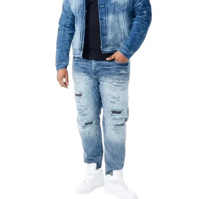 JORDAN CRAIG MEN'S SEAN HAMILTON DENIM JEAN IN AGED WASH