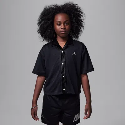 JORDAN DRI-FIT TRAINING CAMP BIG KIDS' JUMPMAN MESH TOP