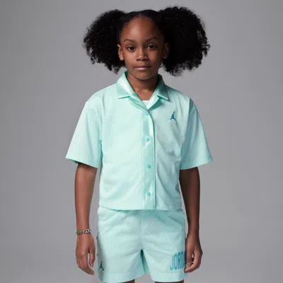 JORDAN DRI-FIT TRAINING CAMP LITTLE KIDS' JUMPMAN MESH TOP