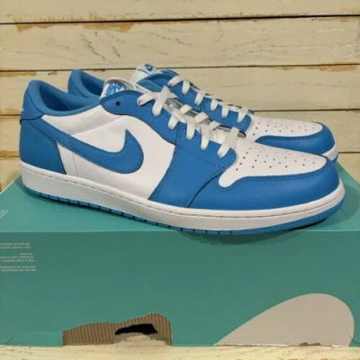 JORDAN ERIC KOSTON X AIR JORDAN 1 LOW SB 'POWDER UNC BLUE' CJ7891 401 MEN'S SIZE 16