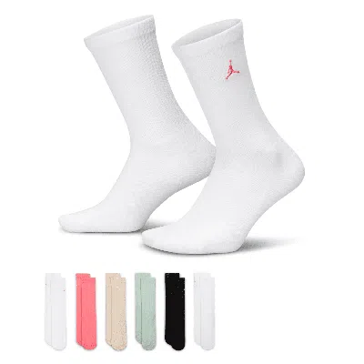 JORDAN EVERYDAY ESSENTIALS BIG KIDS' CREW SOCKS (6 PAIRS)