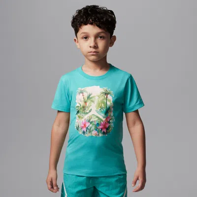 JORDAN FLIGHT ESSENTIALS LITTLE KIDS' POOLSIDE JUMPMAN T-SHIRT