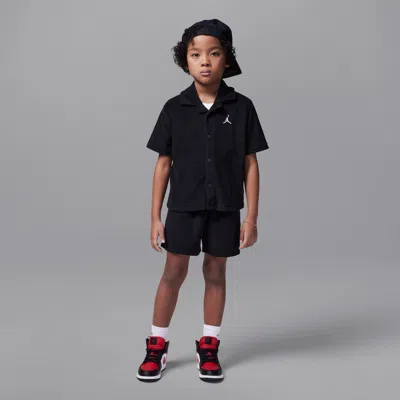 JORDAN LITTLE KIDS' 2-PIECE TERRY CLOTH CAMP SET