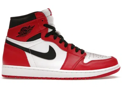 JORDAN MEN'S JORDAN 1 RETRO CHICAGO (2015) SNEAKERS IN WHITE/VARSITY RED/BLACK