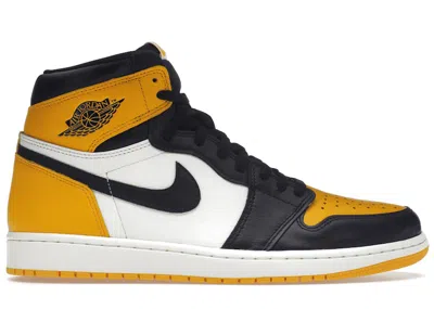 JORDAN MEN'S JORDAN 1 RETRO HIGH OG SNEAKERS IN TAXI/BLACK/SAIL