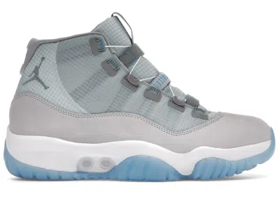 JORDAN MEN'S JORDAN 11 RETRO ADAPT SNEAKERS IN NEUTRAL GREY/DARK POWDER BLUE