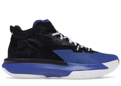 JORDAN MEN'S JORDAN ZION 1 DUKE SNEAKERS IN BLACK/BLUE/WHITE