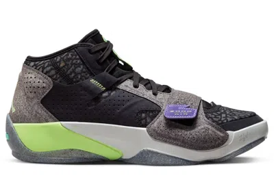 JORDAN MEN'S JORDAN ZION 2 BETTER PLACE SNEAKERS IN BLACK/LIGHT MENTA