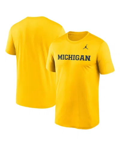 JORDAN MEN'S MICHIGAN WOLVERINES PRIMETIME LEGEND WORDMARK T-SHIRT