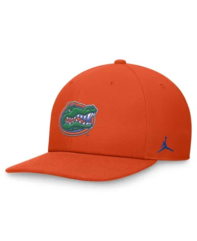 JORDAN MEN'S ORANGE FLORIDA GATORS ON-FIELD PRO BILL SNAPBACK HAT