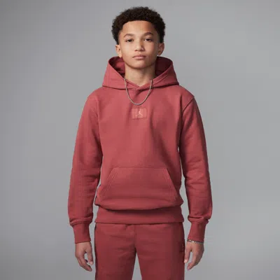 JORDAN MJ FLIGHT BIG KIDS' FLEECE PULLOVER HOODIE