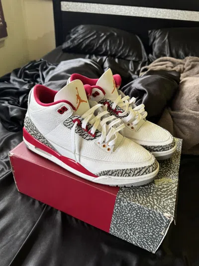 JORDAN NIKE JORDAN 3 CARDINAL SHOES