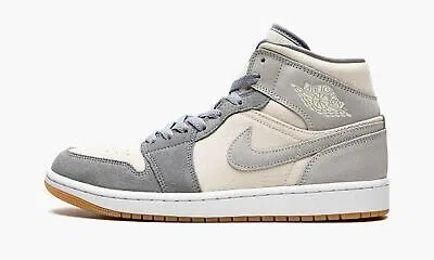 JORDAN NIKE MEN'S AIR JORDAN 1 MID COCONUT MILK SZ 9.5 DN4281-100 BASKETBALL SHOES
