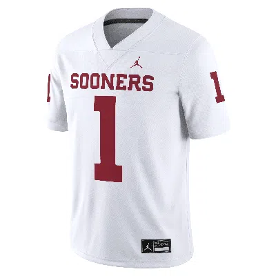 JORDAN OKLAHOMA SOONERS NIKE MEN'S DRI-FIT COLLEGE GAME JERSEY