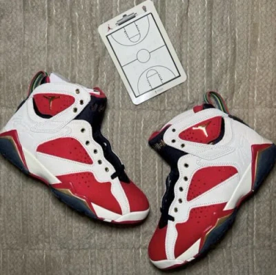 JORDAN SIZE 10 US MEN'S - AIR JORDAN 7 RETRO TROPHY ROOM SHERIFF IN TOWN DM1195-474