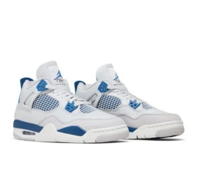 JORDAN SIZE 10.5 - AIR JORDAN 4 RETRO 2024 MILITARY BLUE