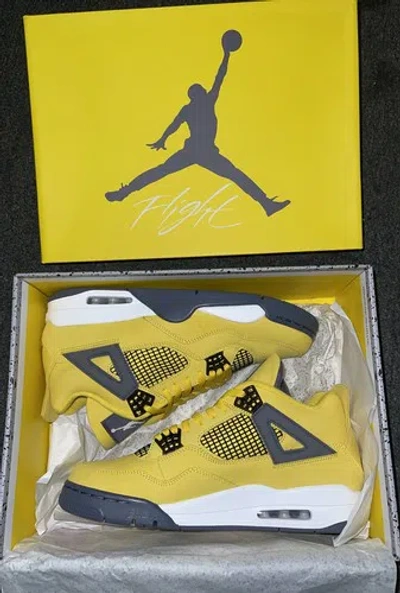 JORDAN SIZE 12 - JORDAN 4 RETRO LIGHTNING 2021
