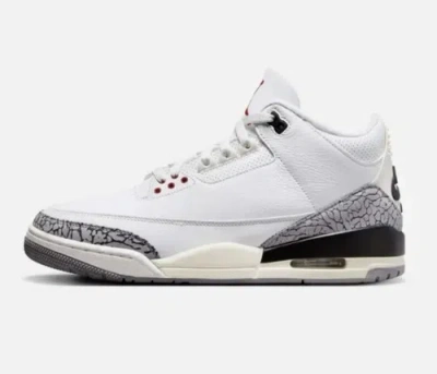 JORDAN ?SIZE 15 AIR JORDAN 3 RETRO WHITE CEMENT REIMAGINED DN3701-100? SHIPS TODAY