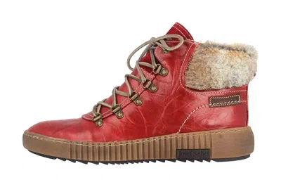 JOSEF SEIBEL JOSEF SEIBEL BOOTS MAREN 17 DAMENSCHUHE ÜBERGRÖSSEN ROT