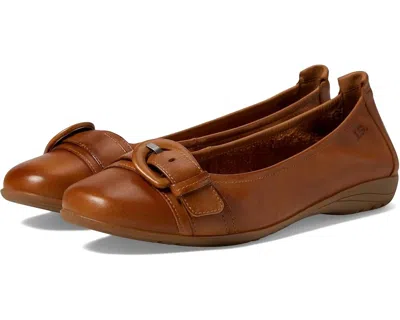JOSEF SEIBEL WOMEN'S FENJA 23 BALLET FLAT SHOES IN CAMEL