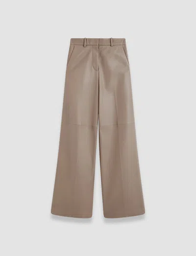 JOSEPH ALANA NAPPA LEATHER TROUSERS