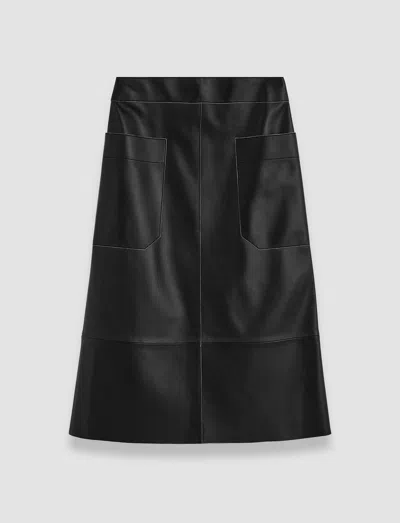 JOSEPH BLOMFIELD NAPPA LEATHER SKIRT