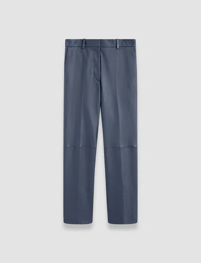 JOSEPH COLEMAN LEATHER STRETCH TROUSERS