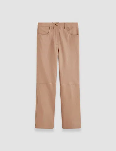 JOSEPH DUKE LEATHER STRETCH TROUSERS