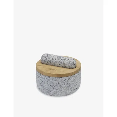 JOSEPH JOSEPH DASH GRANITE AND BAMBOO PESTLE AND MORTAR SET