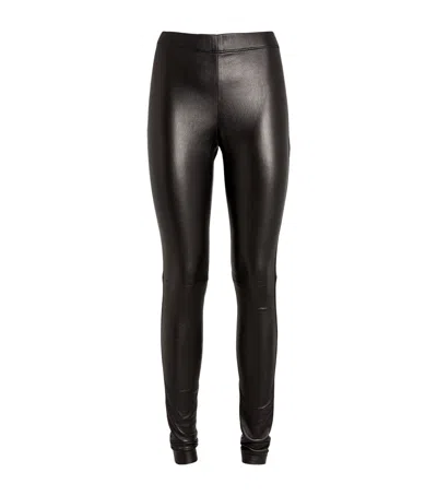 JOSEPH JOSEPH LEATHER STRETCH LEGGINGS