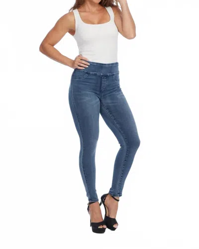 JOSEPH RIBKOFF DENIM JEANS WITH POWER STRETCH IN LIOR BLUE