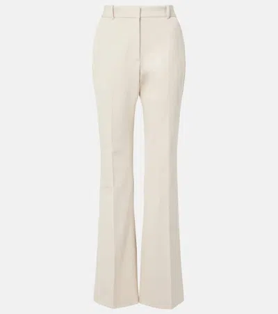 JOSEPH TAFIRA MID-RISE GABARDINE FLARED PANTS