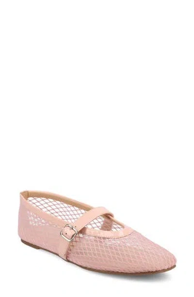 JOURNEE COLLECTION JOURNEE COLLECTION CASHA MESH MARY JANE FLAT