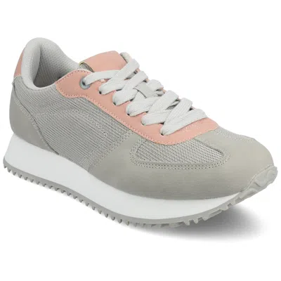 JOURNEE COLLECTION JOURNEE WOMEN'S FLOW CASUAL SNEAKERS