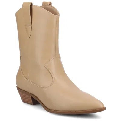 JOURNEE COLLECTION JOURNEE WOMEN'S FRITZIE WESTERN ANKLE BOOTIES